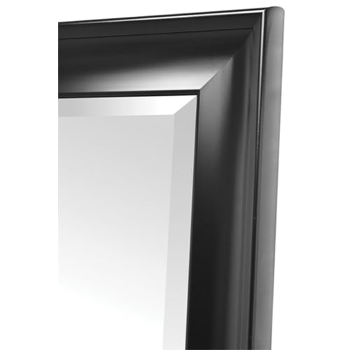 Startex Beveled Vanity Mirror, Argento Black, 48" X 36"